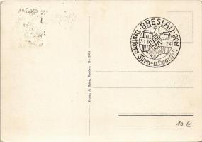 Wroclaw, Breslau; Landinsel + "Deutsches Turn- u. Sportfest 1938 Breslau" So. Stpl. (EK)