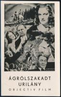 cca 1943 Az Erdélyben forgatott ,,Ágrólszakadt úrilány című film szereplői közös fotómontázson, Manninger nevével jelezve, fotólap, 13,8x8,5 cm