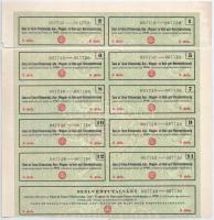 Budapest 1923. "Ganz és Társa-Danubius Gép-, Waggon- és Hajó-Gyár Részvénytársaság" részvé...