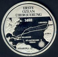 NSZK 1992. "Christoph Columbus - Amerika felfedezése" Ag 20g T:PP