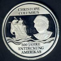 NSZK 1992. "Christoph Columbus - Amerika felfedezése" Ag 20g T:PP