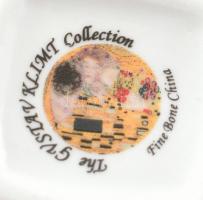 Gustav Klimt két személyes mokkás készlet díszdobozban. Matricás, jelzett, hibátlan