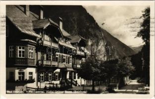 1928 Badgastein, Kötschachtal, Hotel Grüner Baum (Salzburg) (EK)