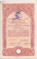 Budapest 1917. "A magyar korona országai 6%-kal kamatozó Járadékkölcsön" államadóssági köt...