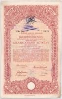 Budapest 1917. "A magyar korona országai 6%-kal kamatozó Járadékkölcsön" államadóssági köt...