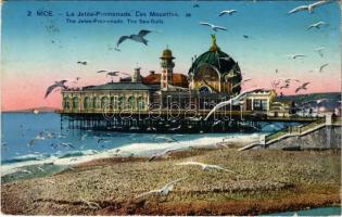 Nice, Nizza; La Jetée Promenade, Les Mouettes (EK)