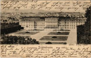 1901 Wien, Vienna, Bécs XIII. K.k. Lustschloss Schönbrunn / castle (EK)