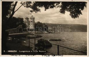 Abbazia, Opatija; Lungomare e Villa Neptun (fa)