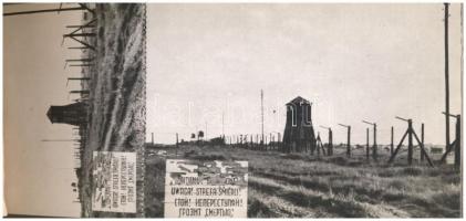 Muzeum Majdanek - Modern lengyel képeslapfüzet a Majdaneki (vagy Lublini) koncentrációs táborról 12 ...