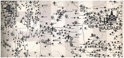 Muzeum Majdanek - Modern lengyel képeslapfüzet a Majdaneki (vagy Lublini) koncentrációs táborról 12 ...