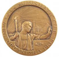 Amerikai Egyesült Államok 1989. " Dr. Jay M. Galst / New York-i Numizmatikai Klub - Alapítva:19...