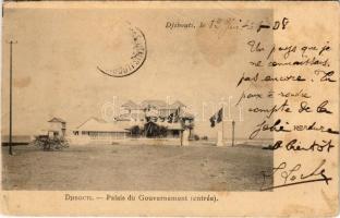 1908 Djibouti, Palais du Gouvernement (entrée) / Government Palace (entrance) (fl)