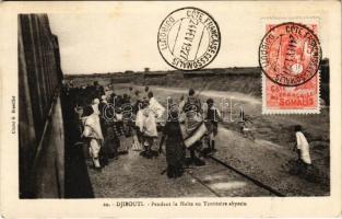 1927 Djibouti, Pendant la Halte en Territoire abyssin / African folklore (fl)