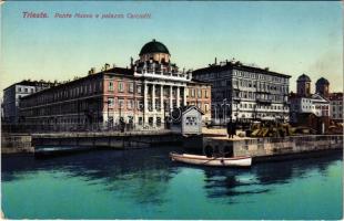 Trieste, Trieszt; Ponte Nuovo e palazzo Carciotti / new bridge, palace (EK)