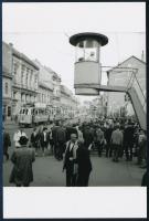 cca 1965/2022 Miskolci villamos, Kotnyek Antal budapesti fotóriporter hagyatékából 1 db mai nagyítás, jelzés nélkül, 15x10 cm