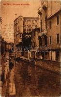 1914 Venezia, Venice; Rio delle Maravegie / canal (EK)