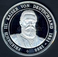 NSZK DN "A Három Császár Éve" Ag 20g T:PP