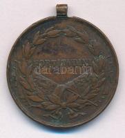 1917. "Károly Bronz Vitézségi Érem" bronz kitüntetés mellszalag és függesztőkarika nélkül....