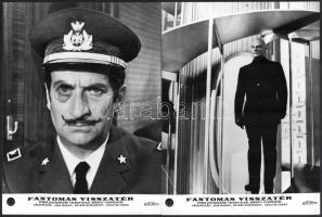 cca 1965 ,,Fantomas visszatér" című francia olasz film jelenetei és szereplői (köztük Jean Mara...