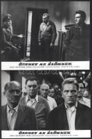 cca 1960 ,,Üzenet az élőknek" című csehszlovák film jelenetei és szereplői, 7 db vintage produk...