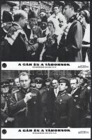 cca 1966 ,,A cár és a tábornok" című bolgár film jelenetei és szereplői, 13 db vintage produkci...