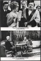 cca 1970 ,,Uram, ön özvegyasszony lesz" című csehszlovák film jelenetei és szereplői, 10 db vin...