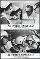 cca 1986 előtti, ,,Az utolsó száguldás" című csehszlovák film jelenetei és szereplői, 13 db vin...