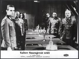 cca 1972 ,,Valter Szarajevót védi" című jugoszláv kalandfilm jelenetei és szereplői, 7 db vinta...