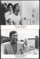 cca 1971 ,,Valaki az ajtó mögött című francia - olasz bűnügyi film jelenetei és szereplői, 13 db vintage produkciós filmfotó, ezüst zselatinos fotópapíron, a használatból eredő (esetleges) kisebb hibákkal, 18x24 cm