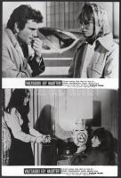 cca 1971 ,,Váltságdíj egy halottért - Columbo hadnagy kezét, lábát és fejét töri című angol film jelenetei és szereplői (köztük Peter Falk), 7 db vintage produkciós filmfotó, ezüst zselatinos fotópapíron, a használatból eredő (esetleges) kisebb hibákkal, 18x24 cm