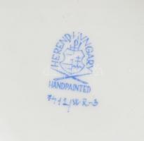 Herendi Waldstein mintás áttört kosárka. Kézzel festett, jelzett, hibátlan. d: 13 cm