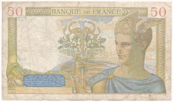 Franciaország 1938. 50Fr T:III, III-
France 1938. 50 Francs C:F, VG
Krause 85.b