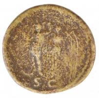 Római Birodalom / Róma / Domitianus 88-89. Sestertius Br (24,12g) T:3
Roman Empire / Rome / Domitia...