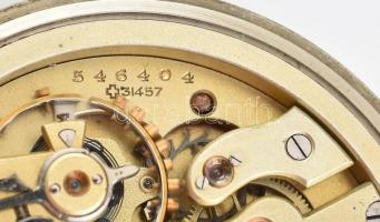 IWC Schaffhausen fém tokos zsebóra jelzett, hibátlan számlap, jelzett szerkezet. d: 50 mm. Szerkezet...