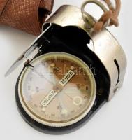 Béázard kompass francia tájoló bőr tokkal, jelzett. működő állapotban