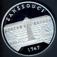 NSZK 1996. "Sanssouci" Ag 20,1g T:PP