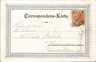 1898 (Vorläufer) Hluboká nad Vltavou, Frauenberg; Schloss, Landpartie a. d. Moldau / castle, general...