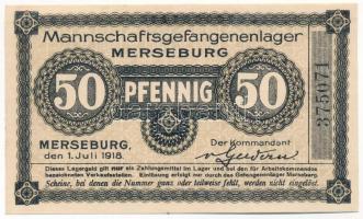 Németország / Weimari Köztársaság / Merseburg 1918. 50pf szükségpénz T:II Germany / Weimar Republic / Merseburg 1918. 50 Pfennig necessity note / notgeld C:XF