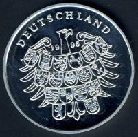 NSZK 1996. "II. János Pál pápa Berlinben" Ag 10g T:PP