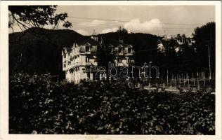 Szováta, Sovata; Sétatér, Fürdő szálló / promenade, spa hotel