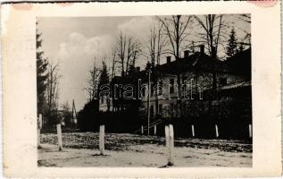 1938 Rozsnyó, Roznava; fürdő szálloda. Alt János felvétele / spa hotel + "1938 Rozsnyó visszatért" So. Stpl (fl)