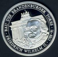 NSZK 1996. "A Brandenburgi Kapu építése" Ag 19,5g T:PP