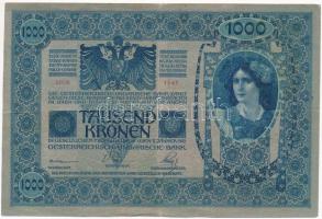 1902. 1000K nehezen kiolvasható felülbélyegzéssel T:III Adamo SK35