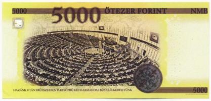 2018. 5000Ft "Soros pénz" fantázia bankjegy T:I