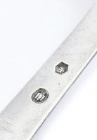 Ezüst(Ag) Adborg-Denmark díszkanál, jelzett, h: 10,7 cm, nettó: 13,6 g