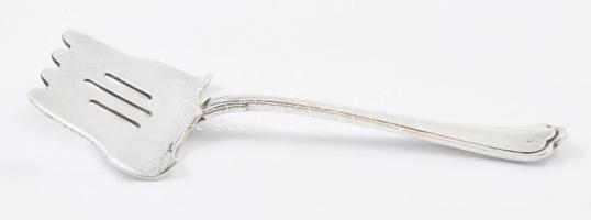 Ezüst(Ag) szardínia lapát, jelzett, h: 12 cm, nettó: 31,2 g