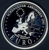 NSZK 1993. "Schengeni Egyezmény" Ag 20g T:PP