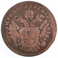 Olasz Államok / Lombardia-Velence 1852V 3c Cu T:2-,3 patina, ph Italian States / Lombardy-Venetia 1852V 3 Centesimi Cu C:VF,F patina, edge error Krause C#30.2