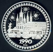 NSZK 1990. "Karácsony" Ag 20g T:PP