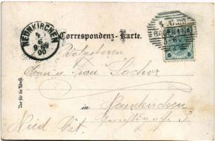 1900 Baden bei Wien, Pfarrkirche, Hauptplatz / church, main square. Schneider & Lux Art Nouveau,...